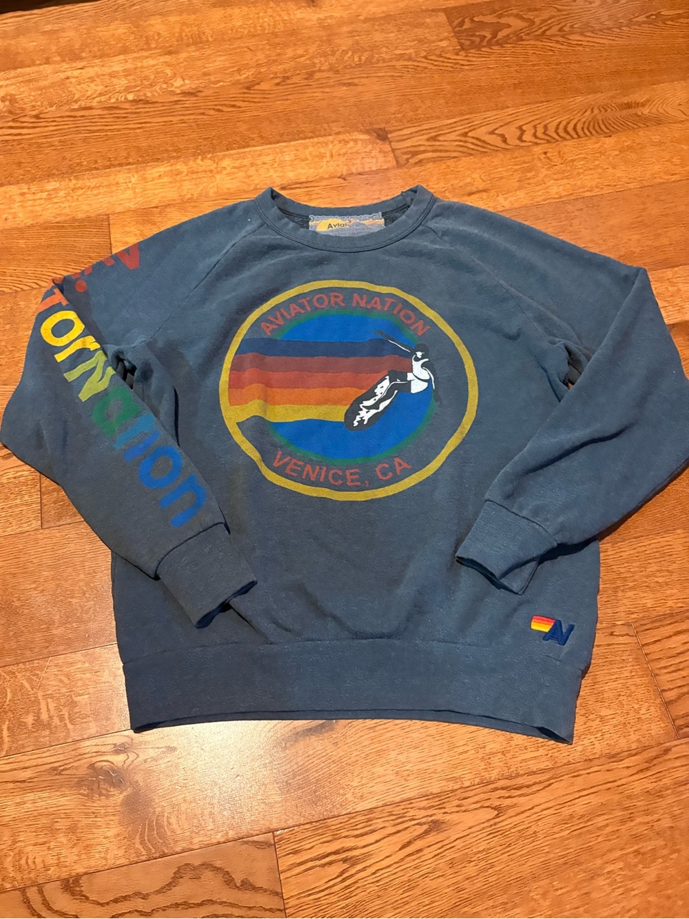 Aviator Nation Relaxed Venice Crew Sweatshirt